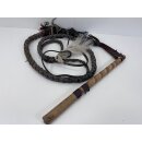 Vintage Pferde Peitsche Bullenpeitsche Lederpeitsche...