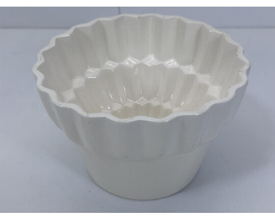 Alte Vintage Keramik Steingut Backform Kuchenform Puddingform Landhaus #290