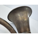 Antik Altes Jagdhorn Fürst Pless Horn Messing Signalhorn Jagd Instrument #474