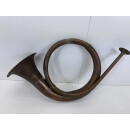 Antik Altes Jagdhorn Fürst Pless Horn Messing Signalhorn Jagd Instrument #474