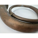 Antik Altes Jagdhorn Fürst Pless Horn Messing Signalhorn Jagd Instrument #474
